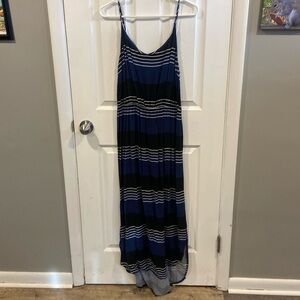 Old Navy Striped Maxi Sundress Size Large